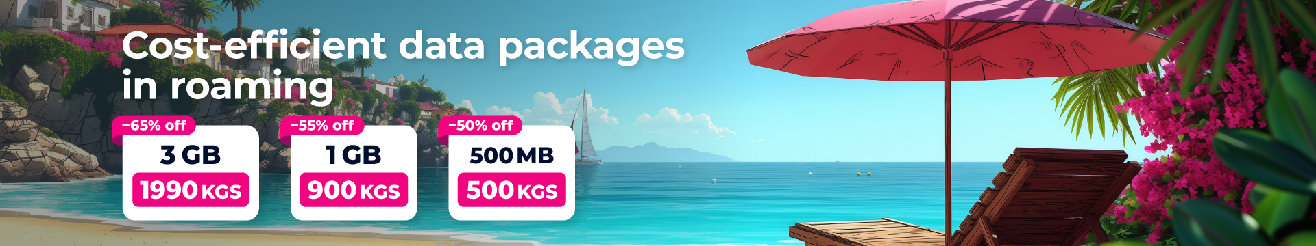Internet roaming packages