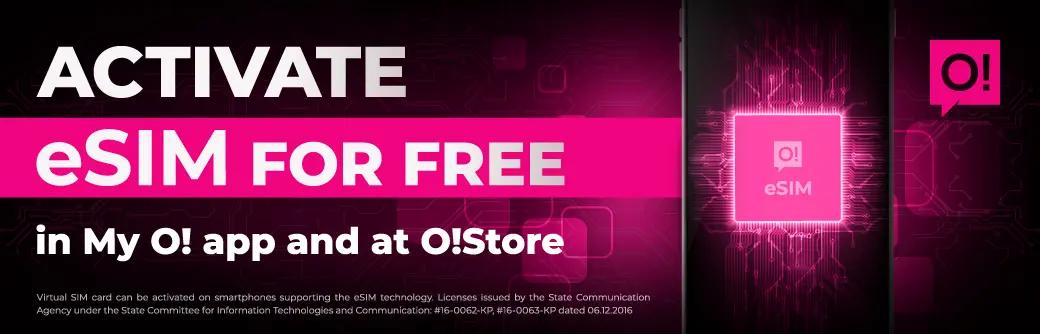Activate eSIM free of charge
