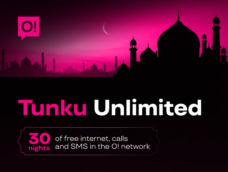 O! Mobile operator congratulates you on Ramadan and gifts 30 nights of unlimited access