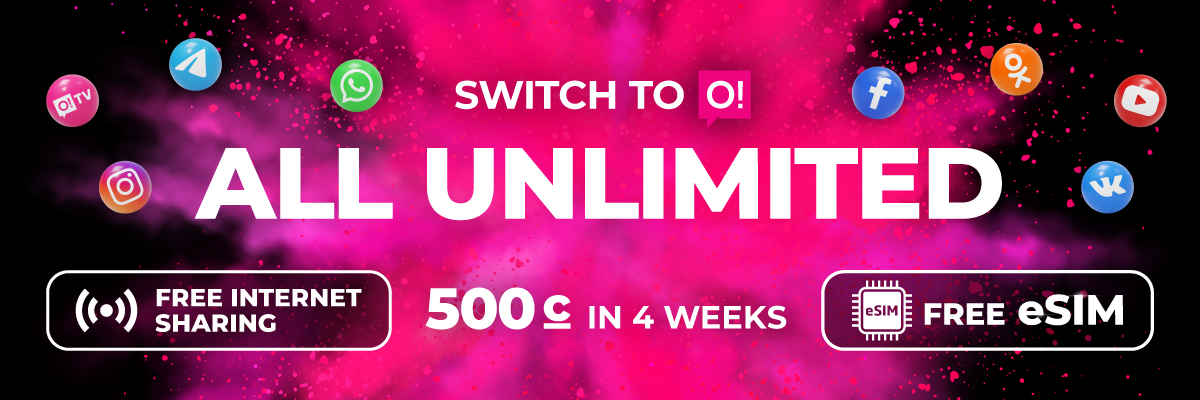 Switch to O! All unlimited 500