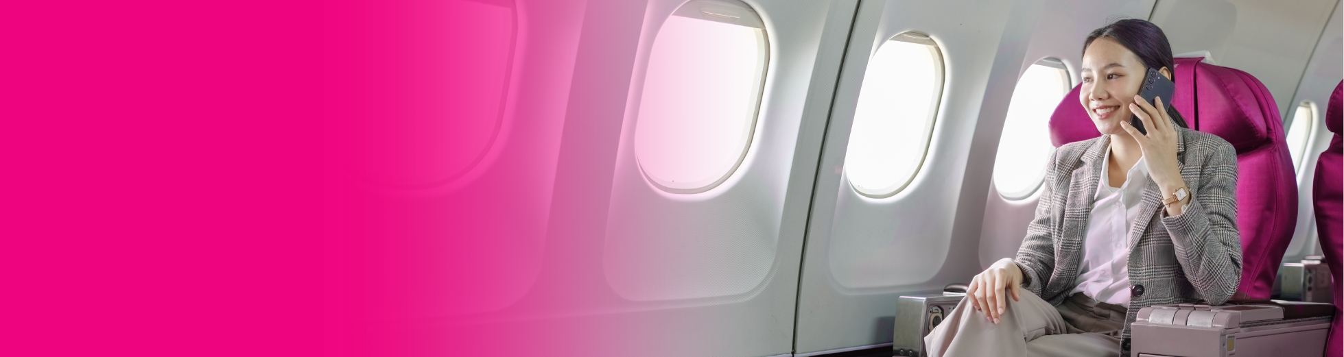 Roaming onboard a plane